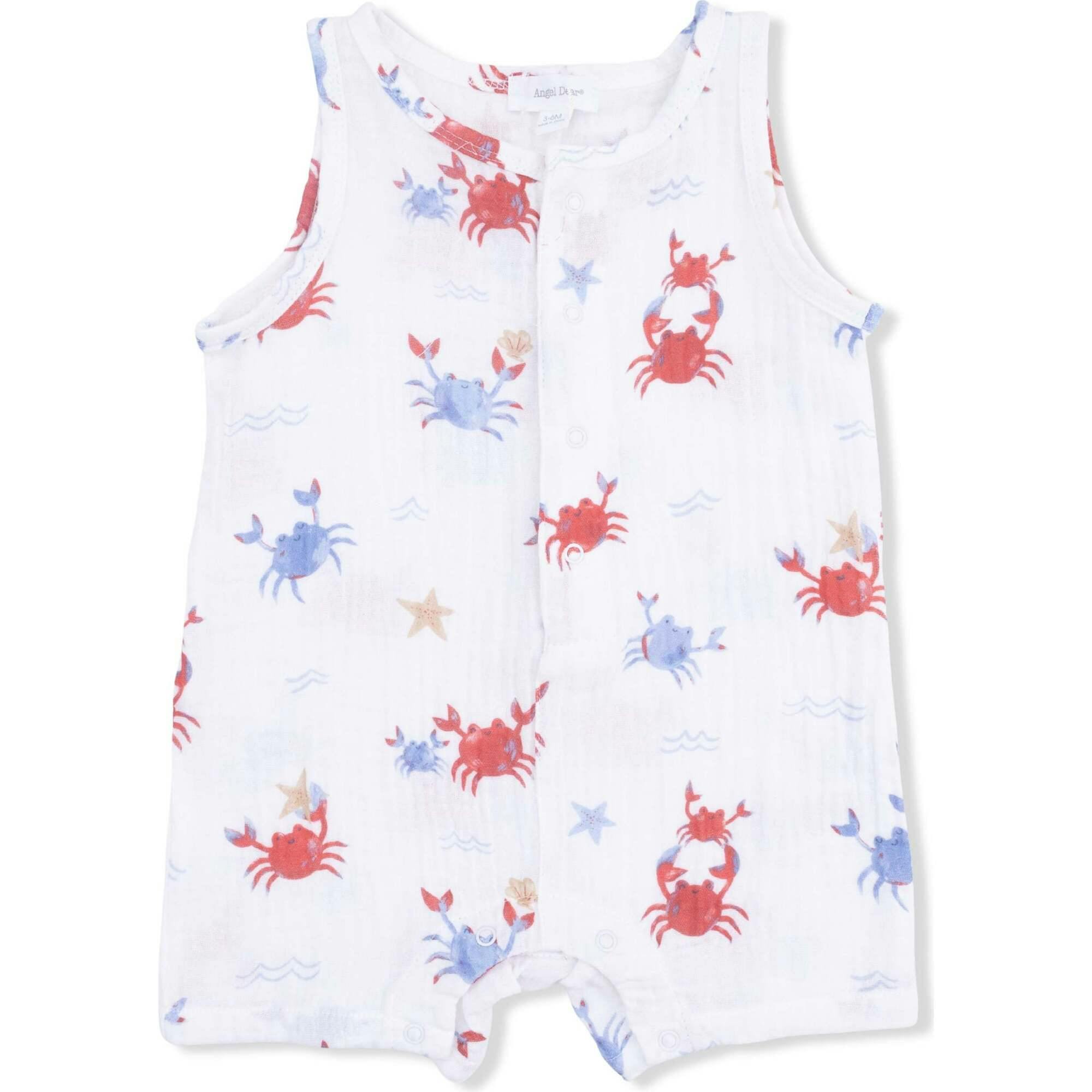 Crayon Crabs - Sleeveless Shortie Romper