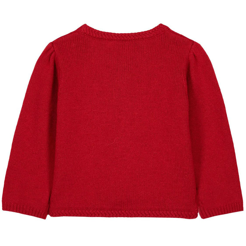TARTINE ET CHOCOLAT Cerise Baby Cardigan