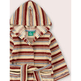 Beach Stripe Towelling Robe., Multi