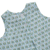 Baby Girls Jaipur 2-PC Set - Blue Prairie Block Print