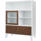 Tyler Modern Wooden Floor Storage Cabinet with Drawer for Bathrooms