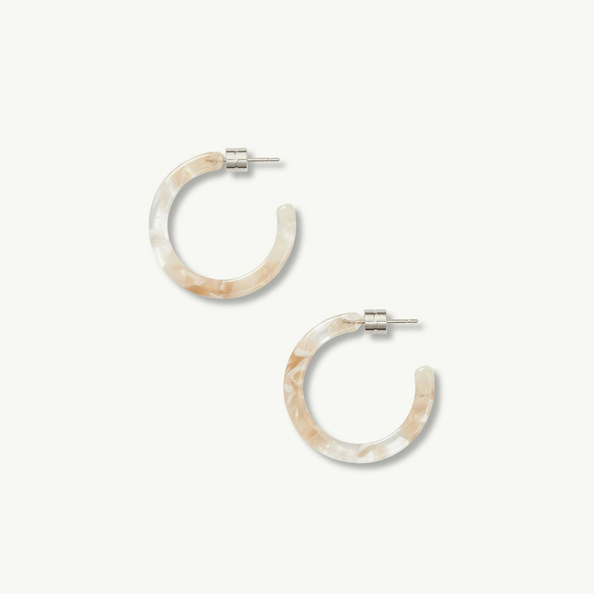 Mini Hoops in Chiffon