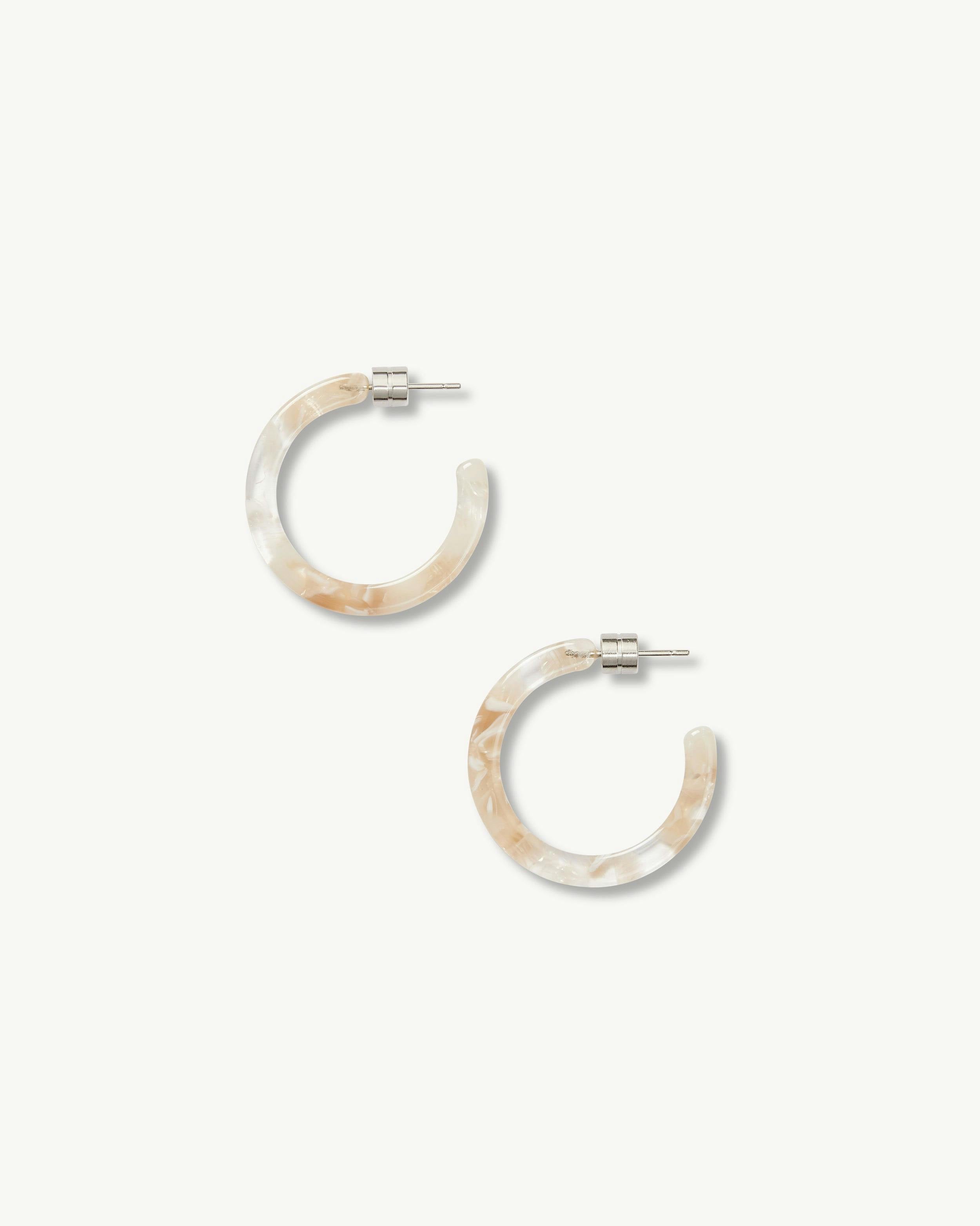 Mini Hoops in Chiffon