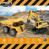 CMJ RC Car: Twin Pack - Digger & Dumper