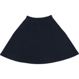 Super Bubble Ribbed Waist A-Line Short Skirt