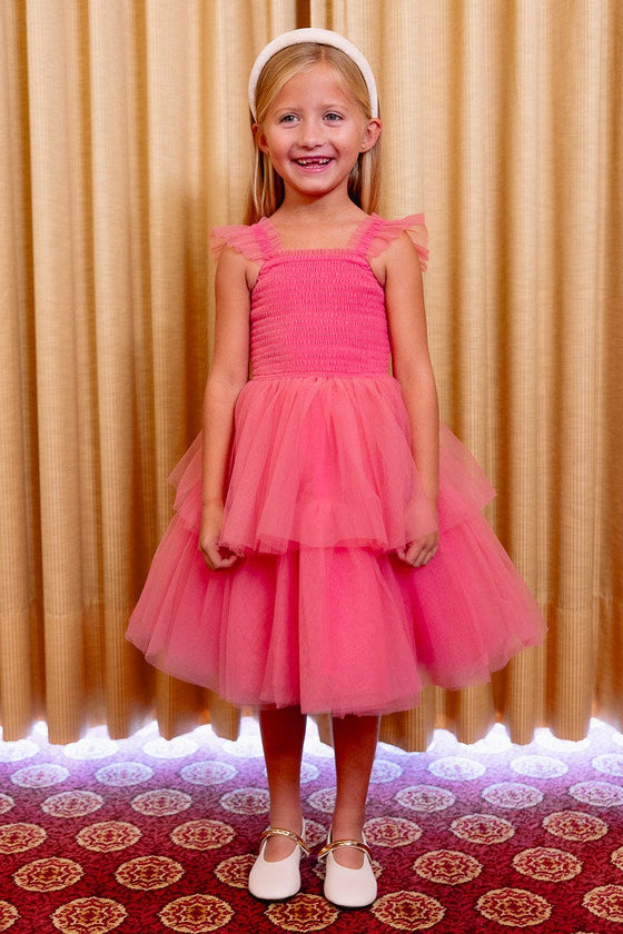 Mini Liza Dress in Pink