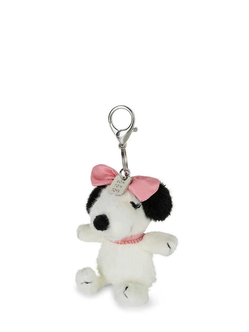 Lucky Belle Fuzzy Keychain Cream - 4"