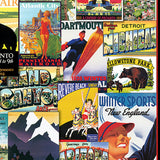 Travel USA Vintage Posters - 1000 PC Puzzle