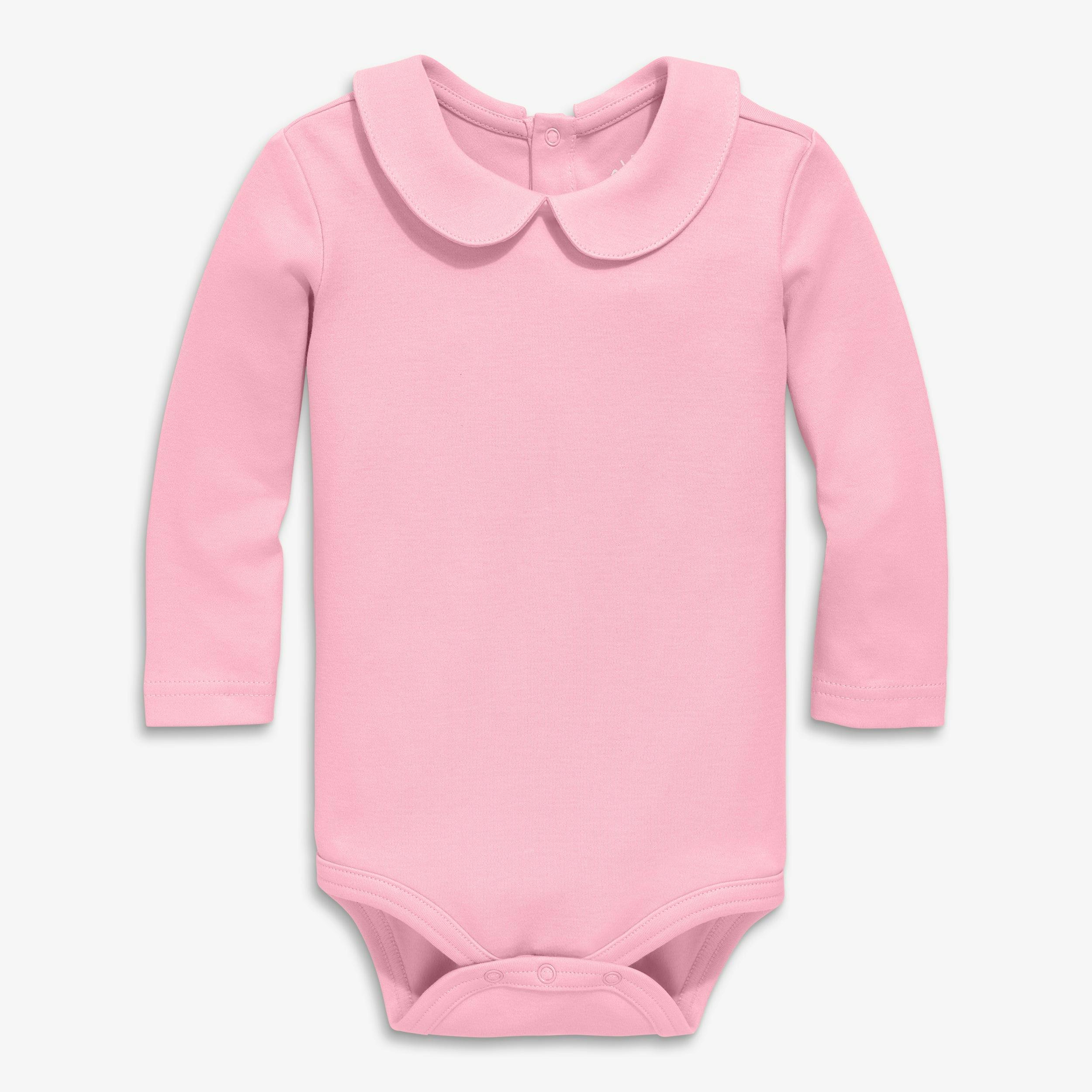 Organic long sleeve peter pan babysuit