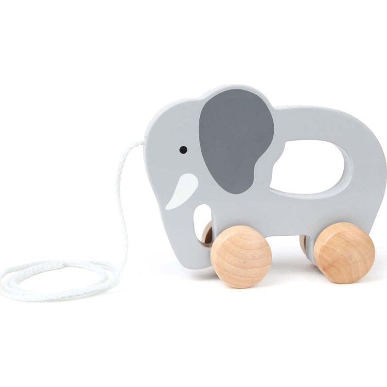 Hape: Push & Pull - Gray - Wooden Toy