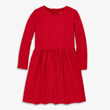 Kids long sleeve perfect pocket dress