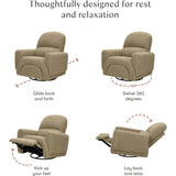 Rainbow Recliner & Swivel Glider