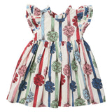 Girls Double Ruffle Jennifer Dress - Present Bows