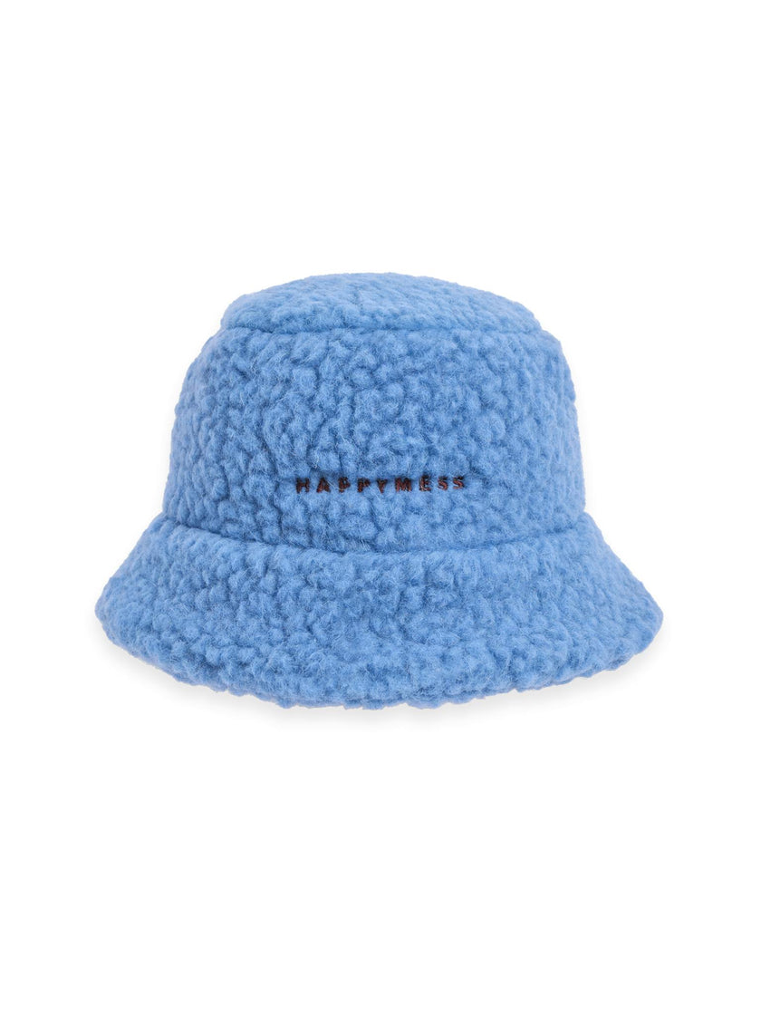 adult merino wool bucket hat - ice blue