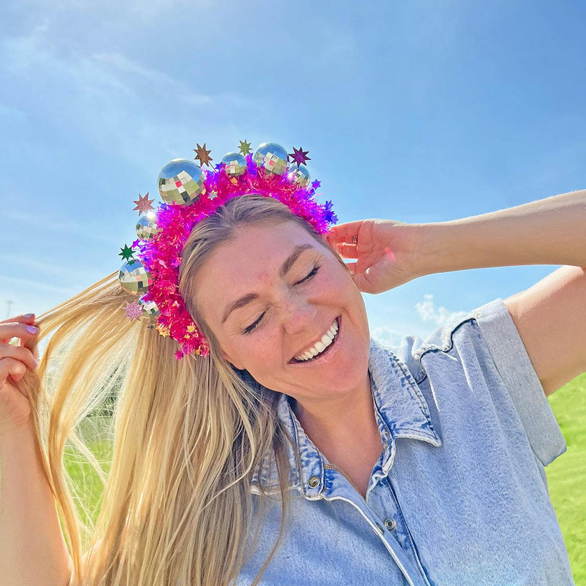 Packed Party Let It Shine Disco Novelty Headband
