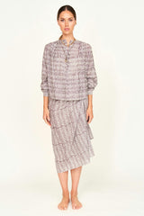 Florence Blouse in Grappa Minnow