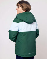 Kids Winter Coat in Ivy Green