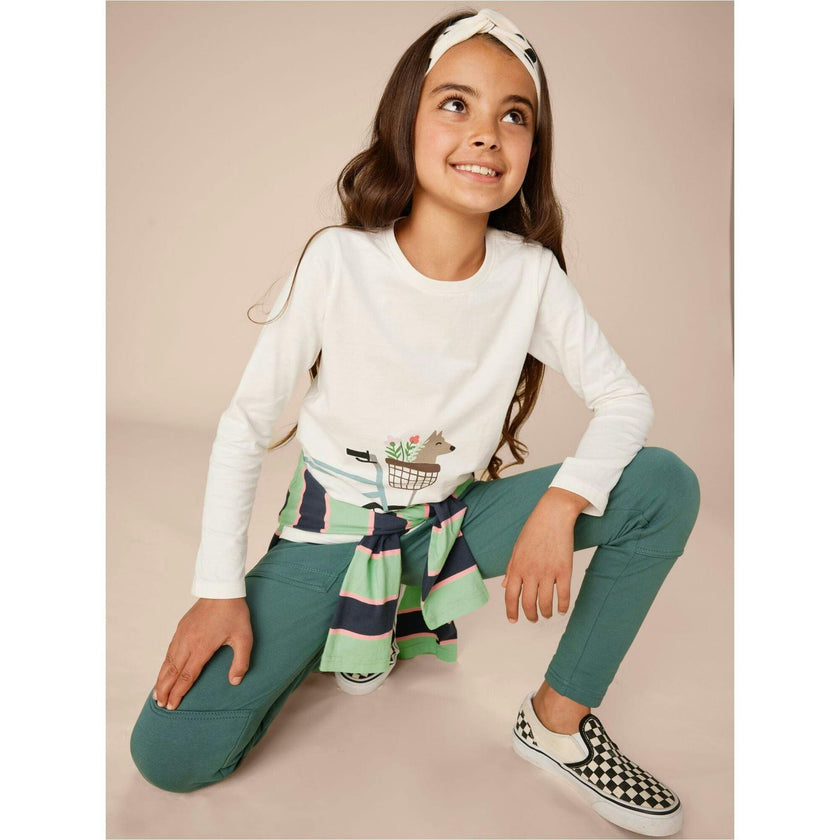 Long Sleeve Rugby Polo, Green