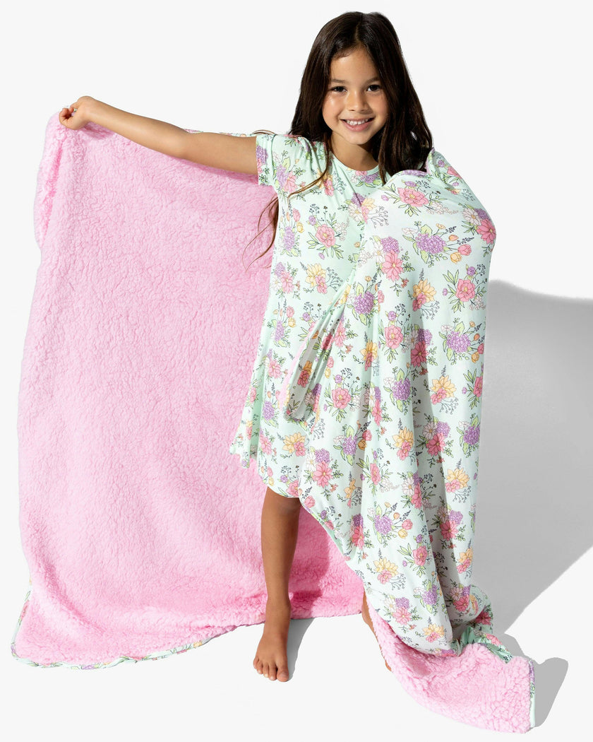Petals & Posies Bamboo Blanket