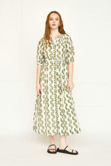 Somerset Dress in Dill Orchard Road