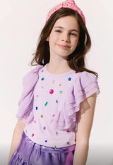 Bejeweled Gem Tank Lavender
