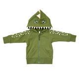 Boys Hooded Jacket in Dinosaur