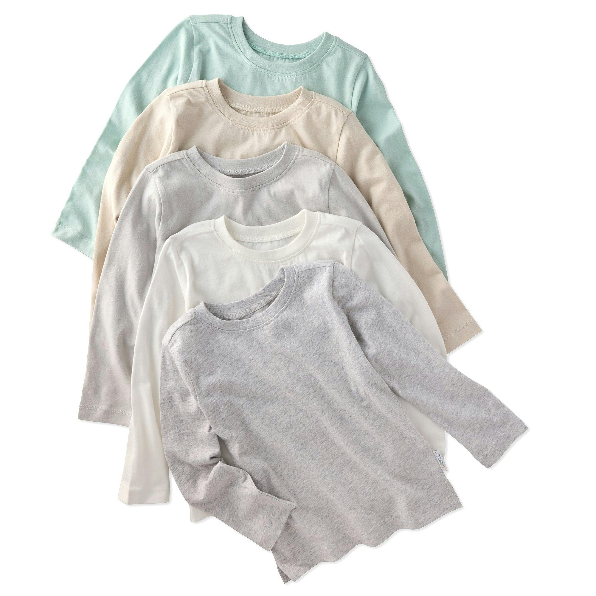 LONDON 5-Pack Toddler Long Sleeve T-Shirts