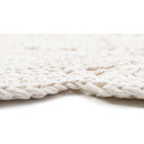 Alma Hand-Crocheted Scalloped Large Round Rug