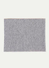 The Cashmere Beige Grey Reversible Snood