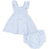 Western Daisies - Smocked Sundress with Bloomer