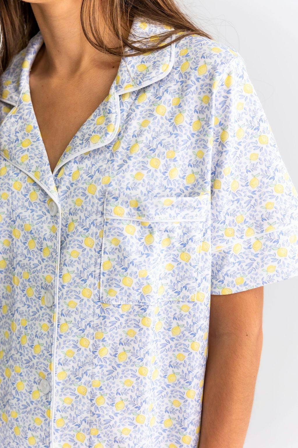 Lemons Woman's Pima Cotton Nightdress