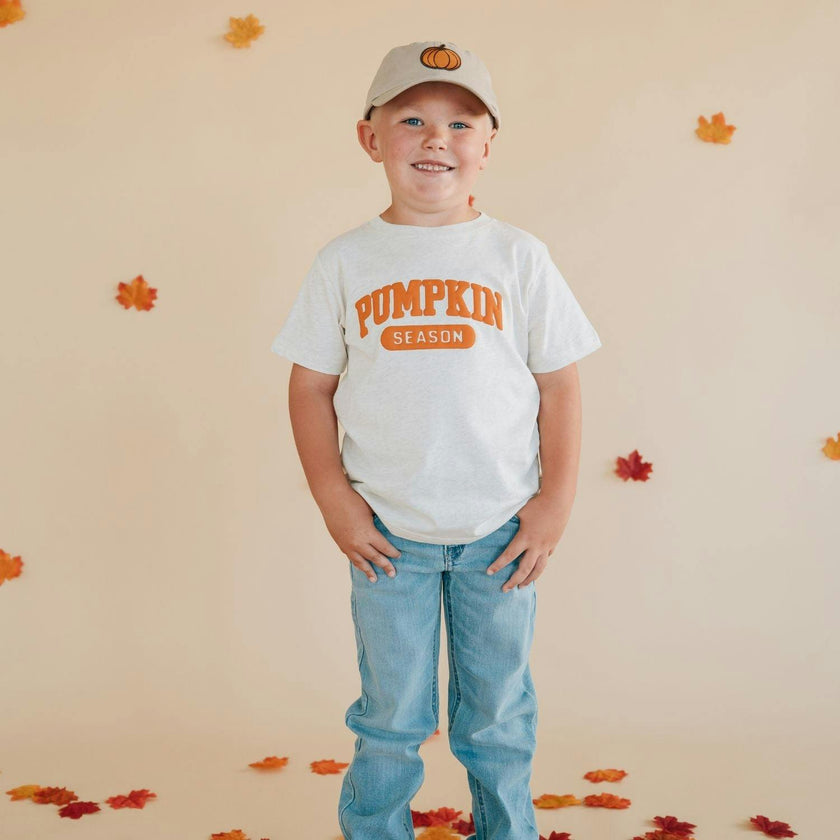 Pumpkin Season Puff Ink Short Sleeve T-Shirt