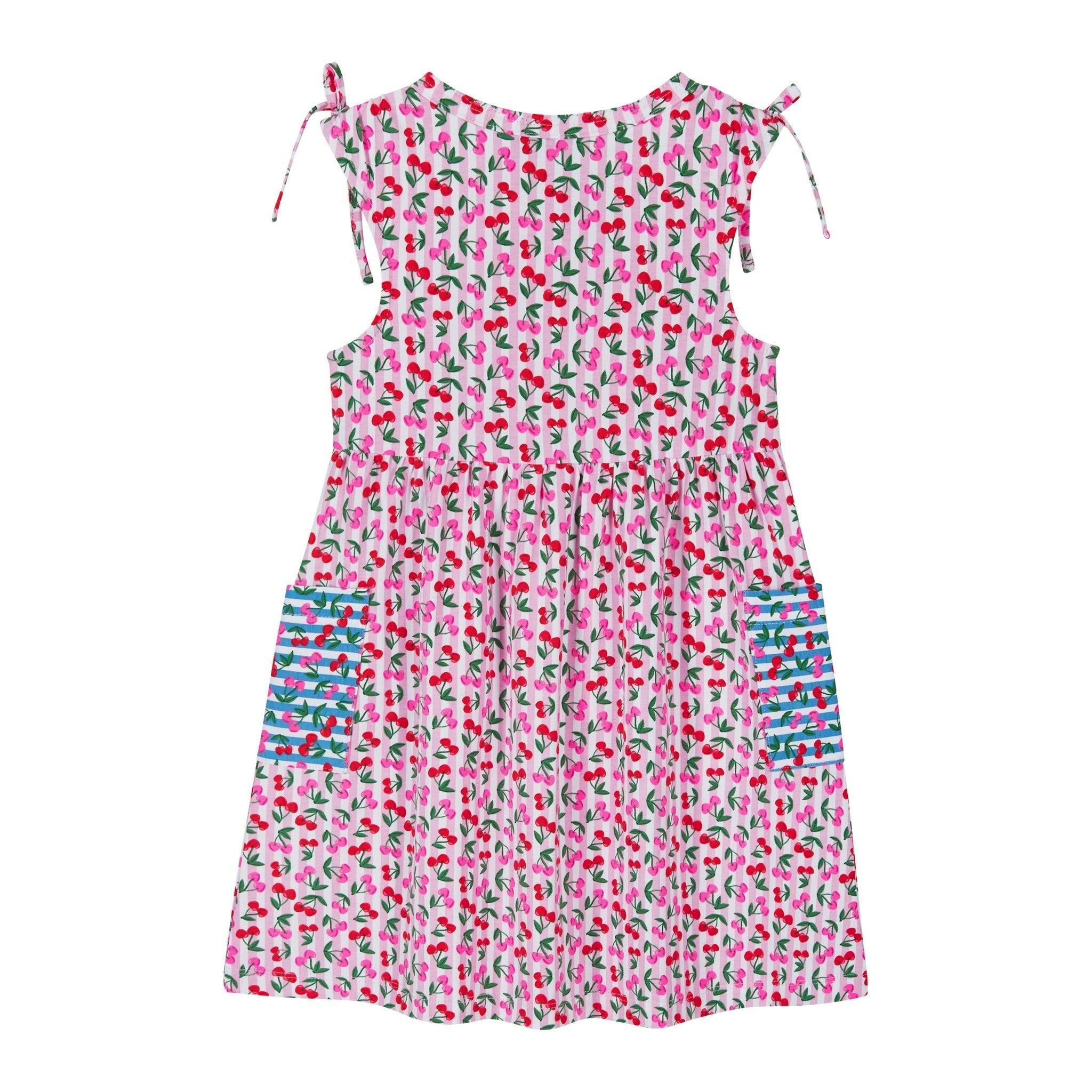 Girls Blocked Dress, Pink