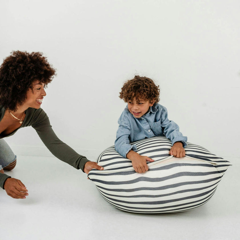 Bold Stripe Bean Bag