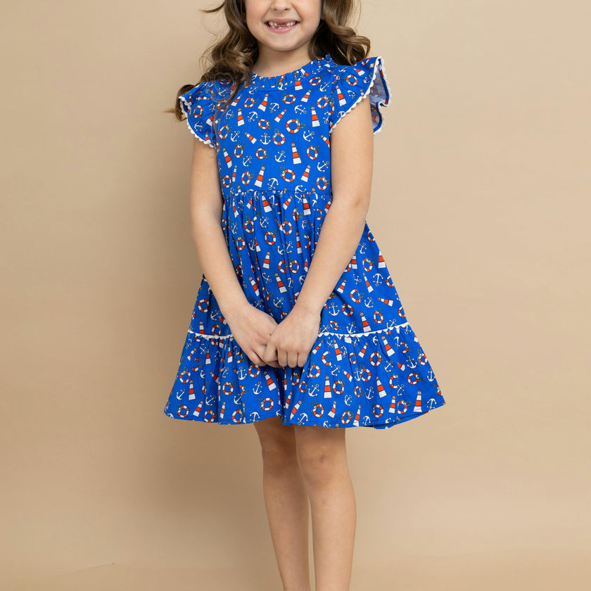 Seaside Ruffle Dress