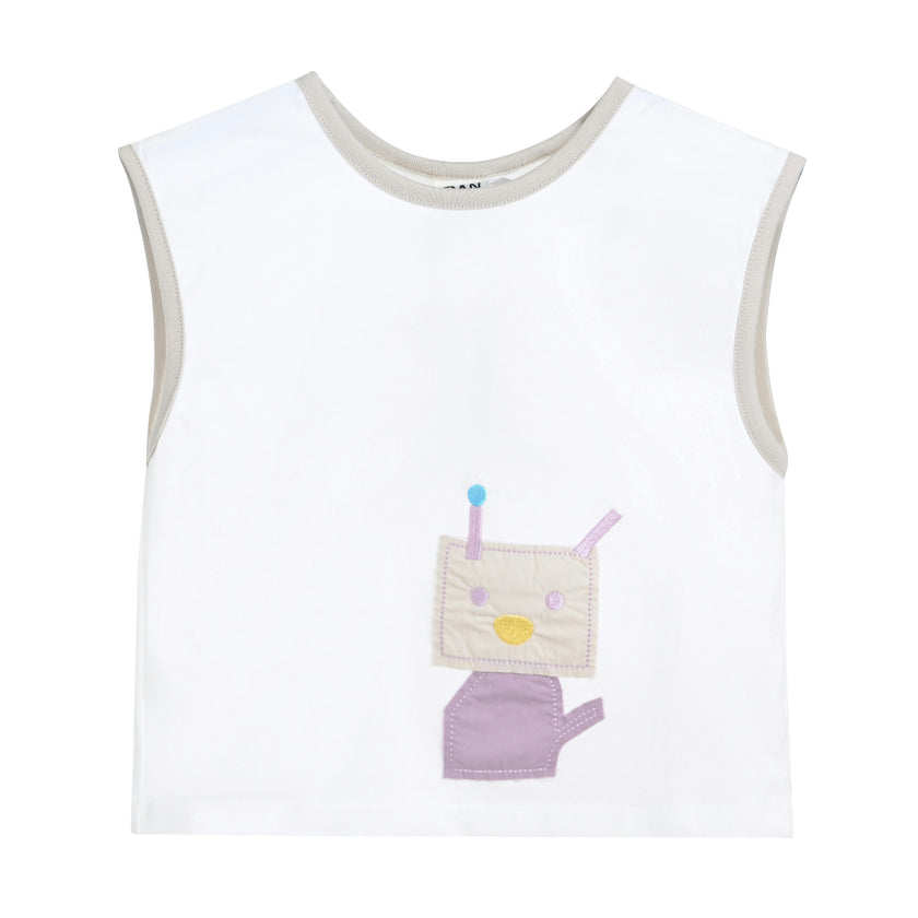 White Robot Graphic Set