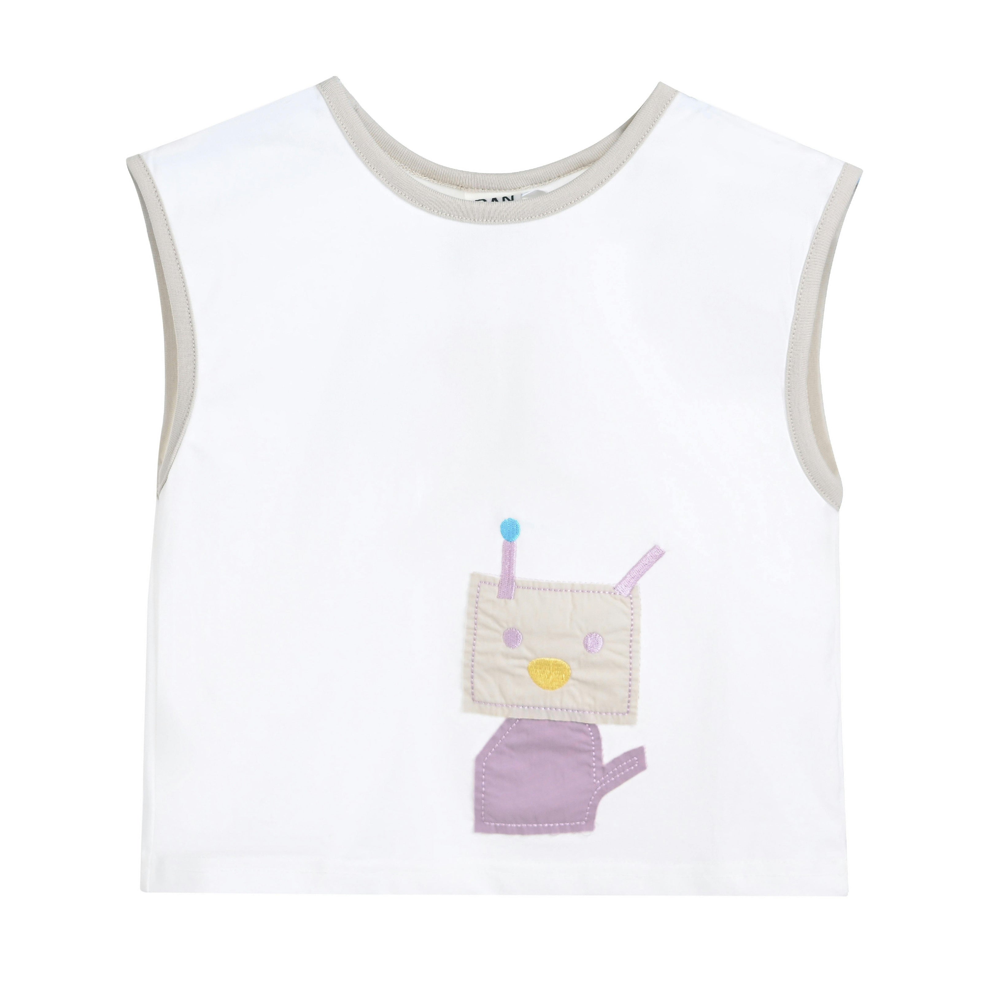 White Robot Graphic Set