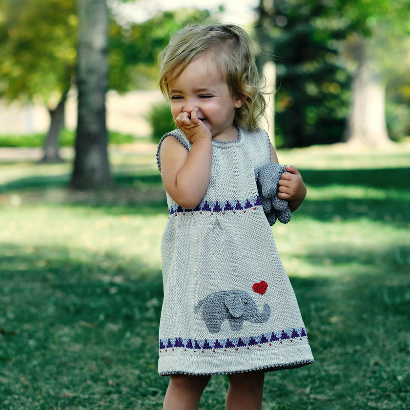 Knit Elephant Dress
