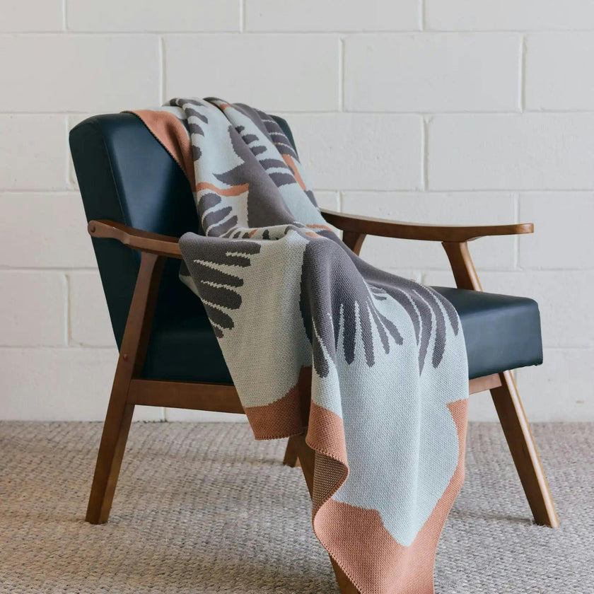 Crows Knit Blanket