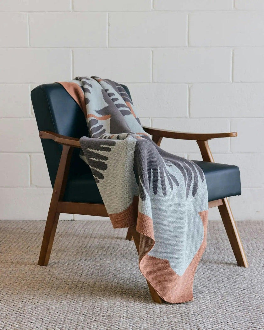 Crows Knit Blanket