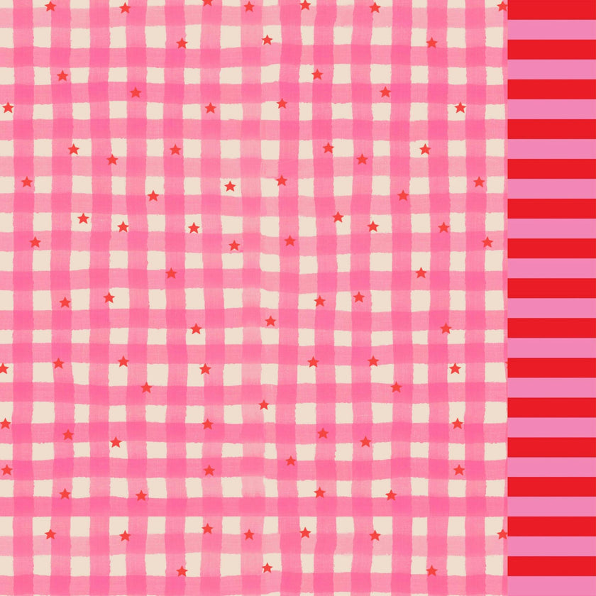 Gingham stars swimsuit