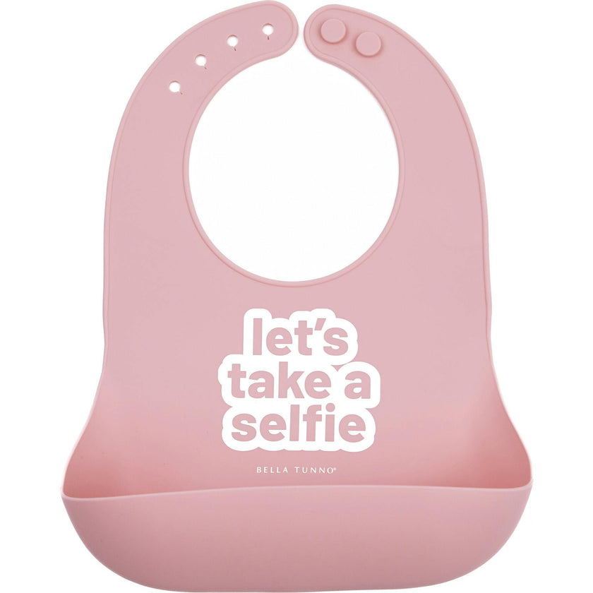 Lets Take a Selfie Wonder Adjustable Silicon Bib