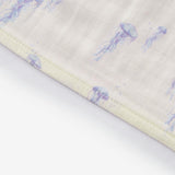 Sunset Jellyfish Organic Cotton Two-Piece Burp Cloth Set
