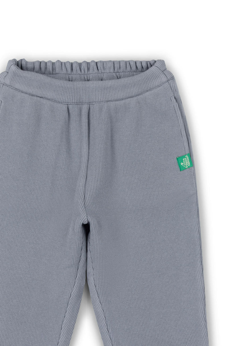 Corn Blue Waffle Comfy Trousers, Blue