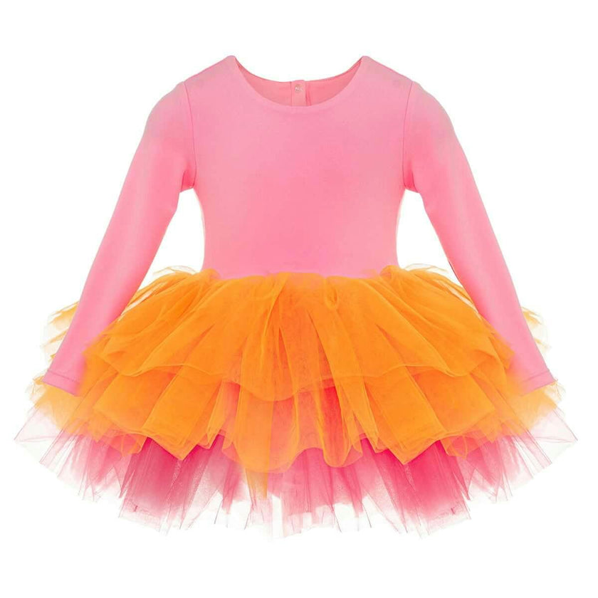 Pink Rainbow Tutu Dress