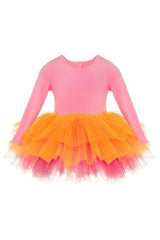 Pink Rainbow Tutu Dress