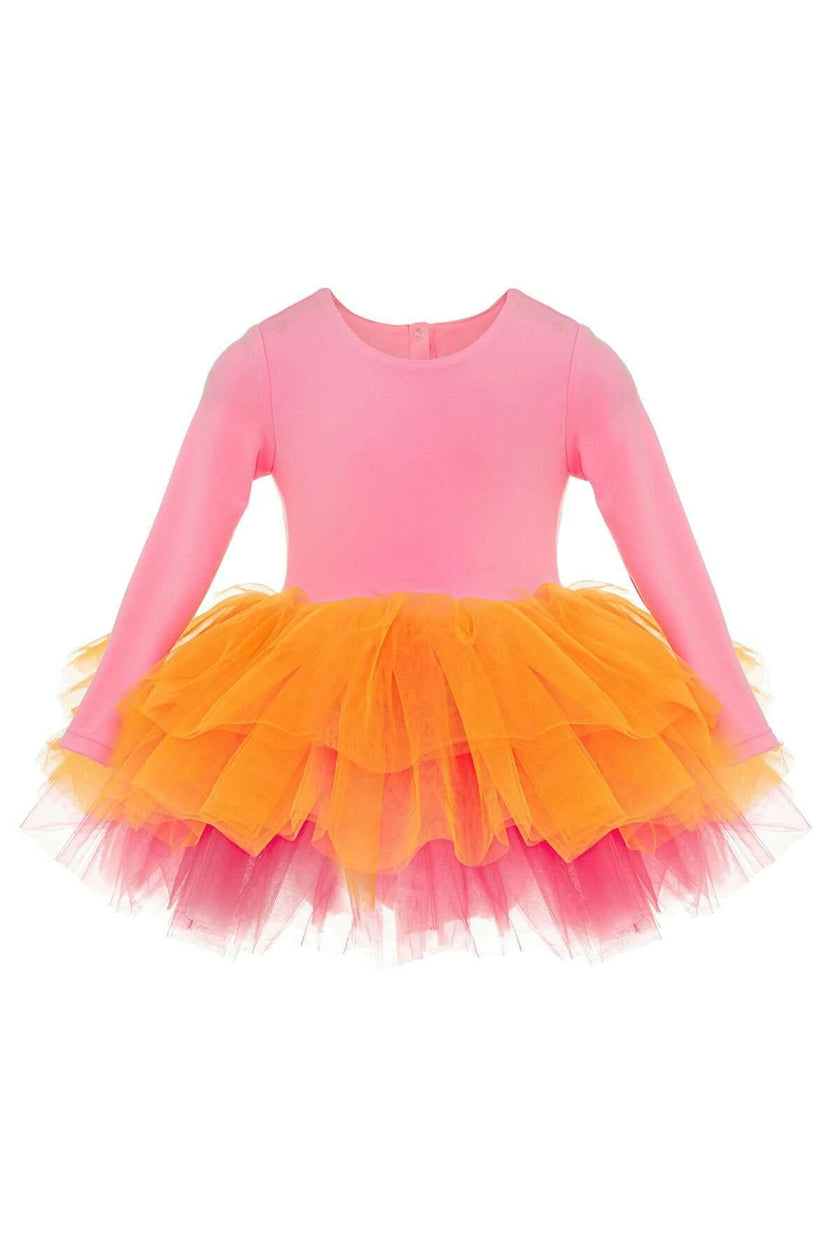 Pink Rainbow Tutu Dress