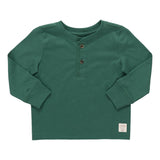 Scout Long Sleeve Henley, Pine