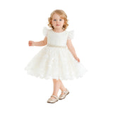 Ivory Anavelle Lace Pearl Dress