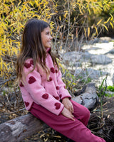 Parker Heart Jacket - Rose Quartz